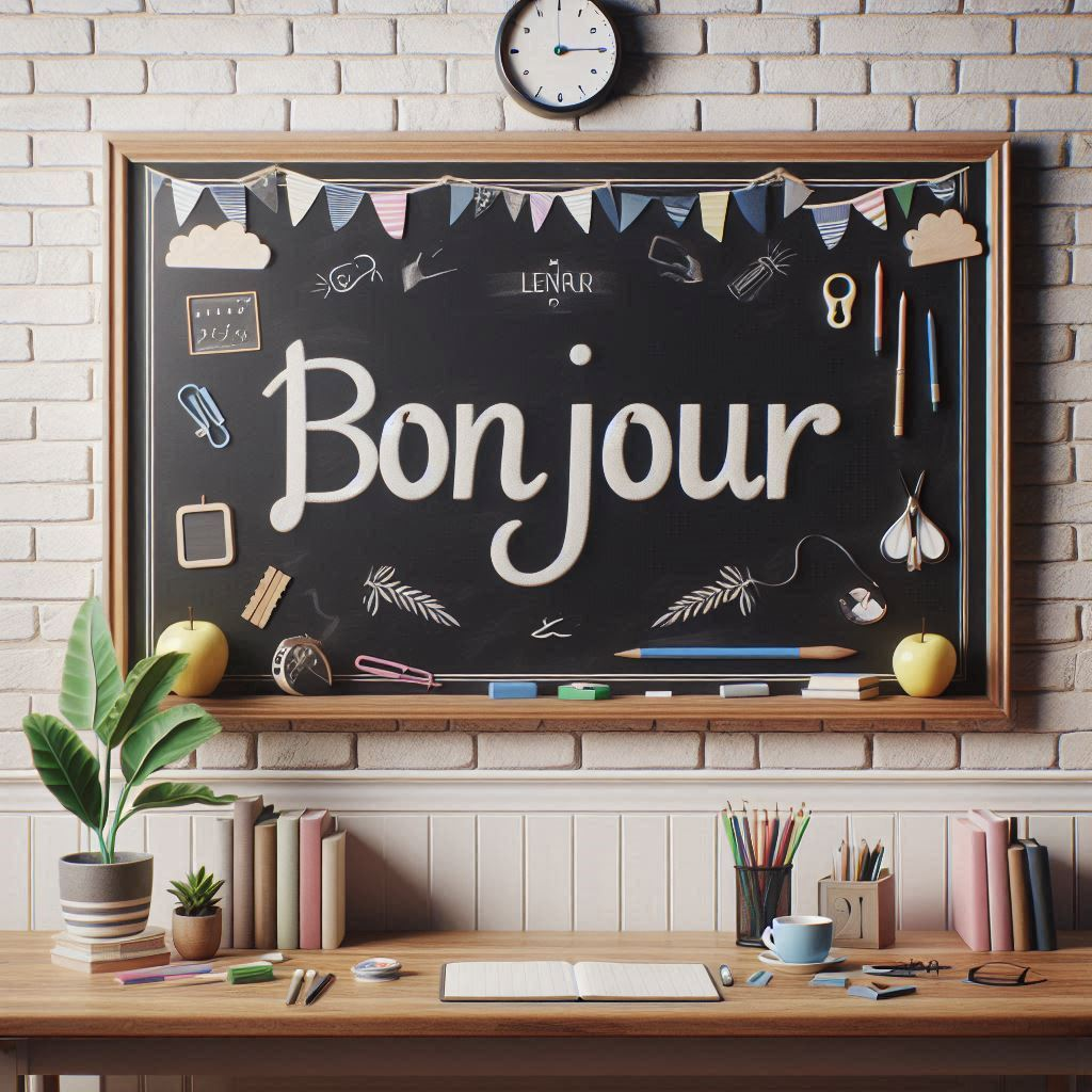 french blackboard representation